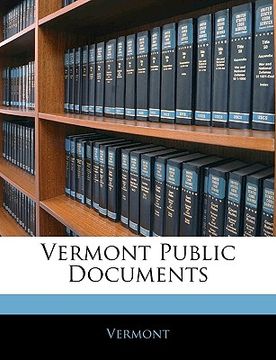 portada vermont public documents (in English)