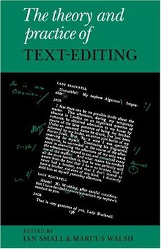 portada Theory and Practice of Text Editing: Essays in Honour of James t. Boulton (in English)