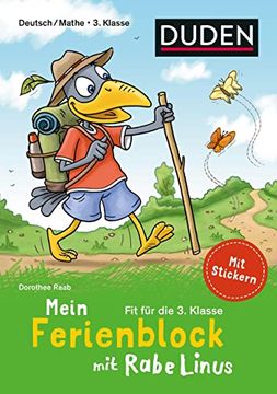 portada Mein Ferienblock mit Rabe Linus fit für die 3. Klasse (in German)
