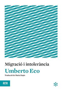 portada Migració i Intolerància [Próxima Aparición] (libro en Catalan)