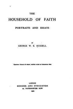 portada The Household of Faith, Portraits and Essays