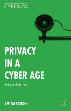 portada Privacy in a Cyber Age: Policy and Practice (in English)