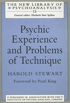 portada psychic experience and problems of technique (en Inglés)