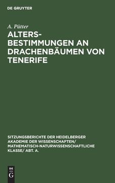 portada Altersbestimmungen an Drachenbäumen von Tenerife (in German)