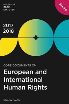 portada Core Documents on European and International Human Rights 2017-18 (Palgrave Core Statutes)