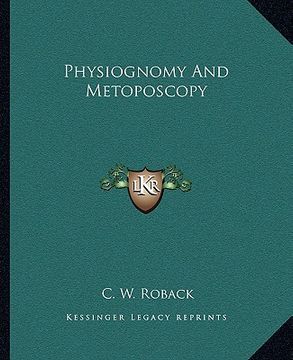 portada physiognomy and metoposcopy (en Inglés)