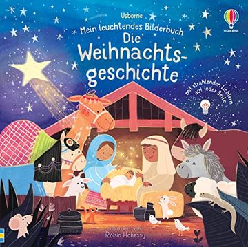 portada Mein Leuchtendes Bilderbuch: Die Weihnachtsgeschichte: Mit Lichtern auf Jeder Seite (Meine Leuchtenden Bilderbücher) (en Alemán)