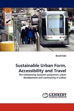 portada sustainable urban form, accessibility and travel (in English)