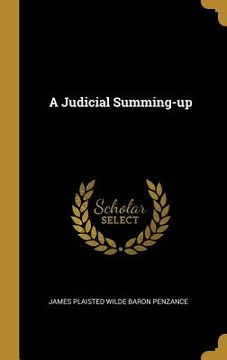 portada A Judicial Summing-up (en Inglés)