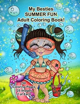 portada My Besties Summer FUN Adult Coloring Book (en Inglés)