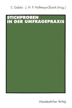 portada Stichproben in Der Umfragepraxis (en Alemán)