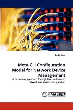 portada meta-cli configuration model for network device management (en Inglés)