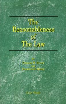 portada the reasonableness of the law (en Inglés)