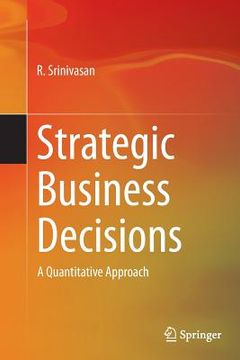 portada Strategic Business Decisions: A Quantitative Approach (en Inglés)