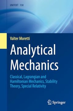 portada Analytical Mechanics: Classical, Lagrangian and Hamiltonian Mechanics, Stability Theory, Special Relativity (en Inglés)