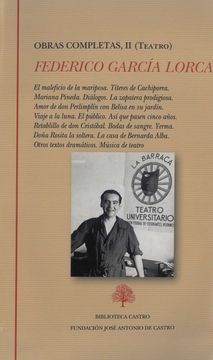 portada Federico García Lorca ii. Teatro: 262 (Biblioteca Castro)
