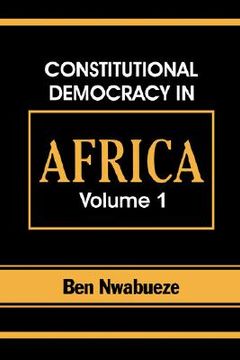 portada constitutional democracy in africa. 5vol (en Inglés)