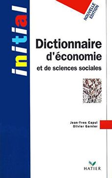 portada Dictionnaire D'économie et de Sciences Sociales - Initial