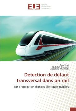 portada Détection de défaut transversal dans un rail: Par propagation d'ondes élastiques guidées (French Edition)