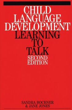 portada child language development: learning to talk (en Inglés)