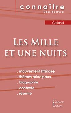 portada Fiche de Lecture les Mille et une Nuits (Analyse Littéraire de Référence et Résumé Complet) (Éditions du Cénacle) (en Francés)