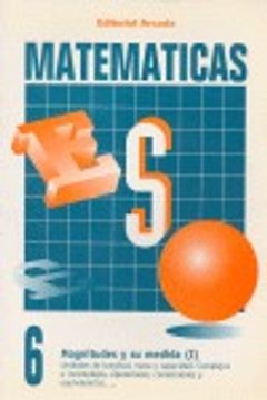 portada Matemáticas 6º ESO. Magnitudes Y Su Medida (I)