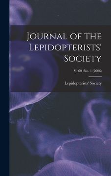 portada Journal of the Lepidopterists' Society; v. 60: no. 1 (2006) (in English)