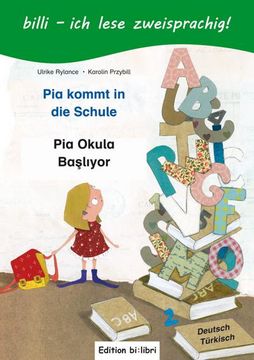 portada Pia Kommt in die Schule. Kinderbuch Deutsch-Türkisch (in Turco)
