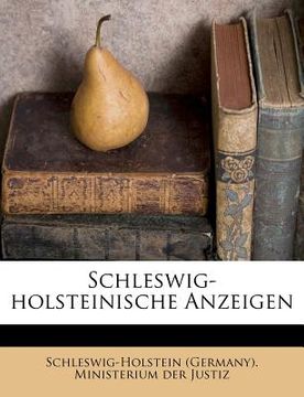 portada Schleswig-holsteinische Anzeigen (in German)