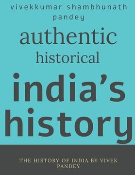 portada Authentic historical india's history (en Inglés)