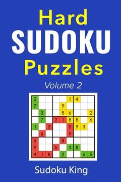 portada Hard Sudoku Puzzles Volume 2: A Hard Sudoku Puzzles Book (in English)