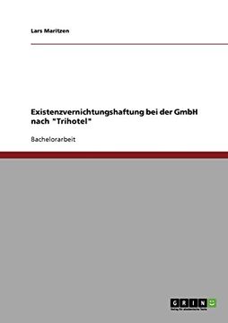 portada Existenzvernichtungshaftung bei der GmbH nach "Trihotel"