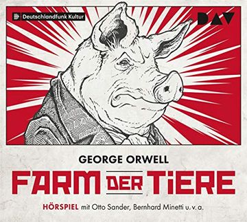 portada Farm der Tiere: Hörspiel mit Otto Sander, Bernhard Minetti U. V. A. (1 cd) (en Alemán)