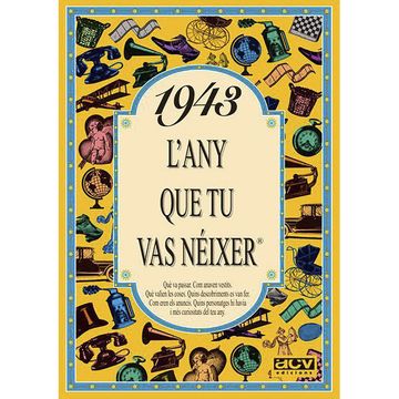 portada 1943 L'any que tu vas néixer (in Catalá)
