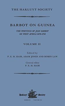 portada Barbot on Guinea: Volume ii (Hakluyt Society, Second Series) (en Inglés)