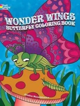 portada Wonder Wings Butterfly Coloring Book (Dover Coloring Books for Children)