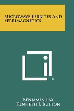 portada microwave ferrites and ferrimagnetics