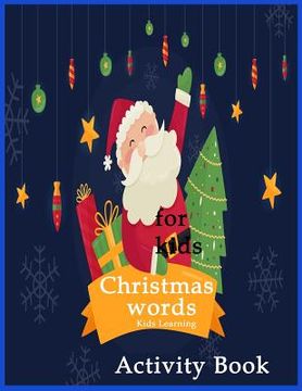 portada Christmas words kids learning activity book