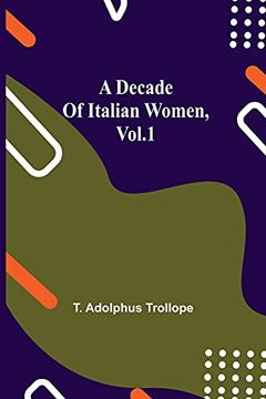portada A Decade of Italian Women, Vol. 1 (en Inglés)