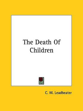 portada the death of children (en Inglés)