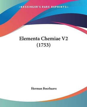 portada Elementa Chemiae V2 (1753) (en Latin)