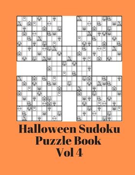 portada Halloween Sudoku Puzzle Book Volume 4: Hard Sudoku Puzzles For Seniors, Adults, Memory Loss (en Inglés)