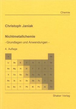 portada Nichtmetallchemie: - Grundlagen und Anwendungen - (en Alemán)