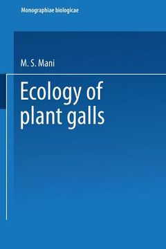 portada Ecology of Plant Galls (en Inglés)