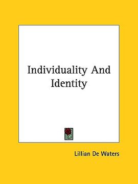 portada individuality and identity (en Inglés)