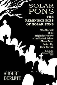 portada The Reminiscences of Solar Pons (in English)