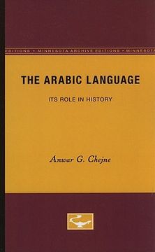 portada the arabic language: its role in history (in English)