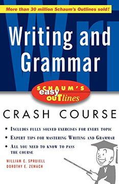 portada Schaum's Easy Outline of Writing and Grammar (en Inglés)