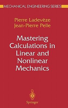 portada mastering calculations in linear and nonlinear mechanics (en Inglés)