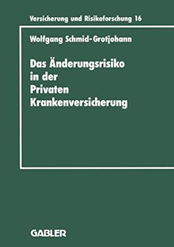 portada Das Änderungsrisiko in der Privaten Krankenversicherung (in German)